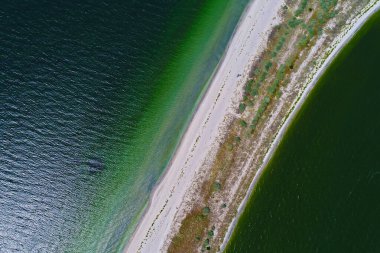 Kinburnska 'nın hava görüntüsü İHA ile çekildi, Güney Ukrayna