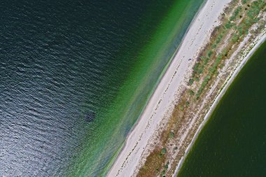 Kinburnska 'nın hava görüntüsü İHA ile çekildi, Güney Ukrayna