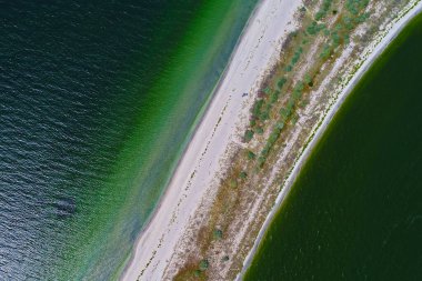 Kinburnska 'nın hava görüntüsü İHA ile çekildi, Güney Ukrayna