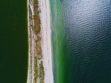 Kinburnska 'nın hava görüntüsü İHA ile çekildi, Güney Ukrayna
