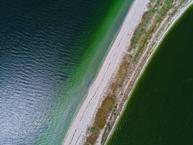 Kinburnska 'nın hava görüntüsü İHA ile çekildi, Güney Ukrayna