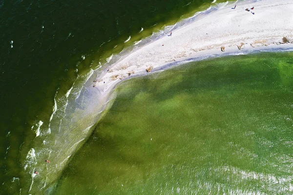 Aerial View Kinburnska Spit Taken Drone Southern Ukraine — Stock Photo, Image