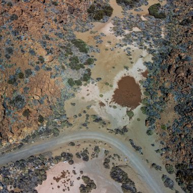 Mountain Teide Ulusal Parkı Tenerife. Kanarya Adaları. 