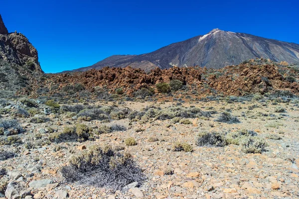 Mountain Teide National Park Tenerife Canary Islands Volcano Crater Peak — Stockfoto
