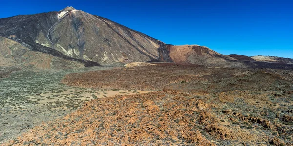 Parque Nacional Mountain Teide Tenerife Ilhas Canárias Cratera Vulcânica Pico — Fotografia de Stock