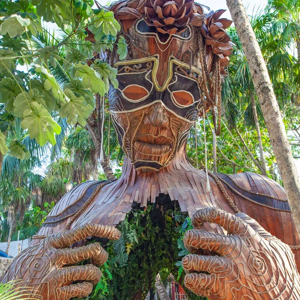 Tulum Mexico March 2022 Giant Sculpture Daniel Popper Called Ven — Foto de Stock