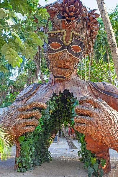 Tulum Mexico March 2022 Giant Sculpture Daniel Popper Called Ven — Stock fotografie