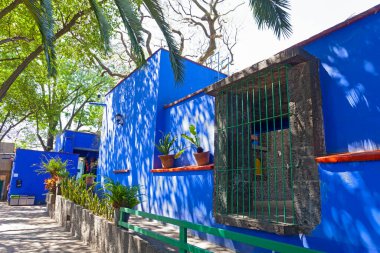 Mavi Saray ve Avlu (La Casa Azul), Meksikalı sanatçı Frida Kahlo 'nun yaşamı ve çalışmalarına adanmış tarihi ev ve sanat müzesi