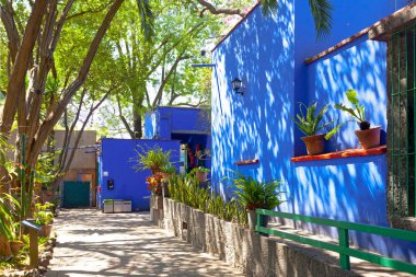 Mavi Saray ve Avlu (La Casa Azul), Meksikalı sanatçı Frida Kahlo 'nun yaşamı ve çalışmalarına adanmış tarihi ev ve sanat müzesi