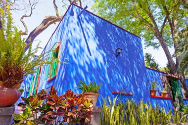 Mavi Saray ve Avlu (La Casa Azul), Meksikalı sanatçı Frida Kahlo 'nun yaşamı ve çalışmalarına adanmış tarihi ev ve sanat müzesi