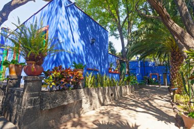 Mavi Saray ve Avlu (La Casa Azul), Meksikalı sanatçı Frida Kahlo 'nun yaşamı ve çalışmalarına adanmış tarihi ev ve sanat müzesi