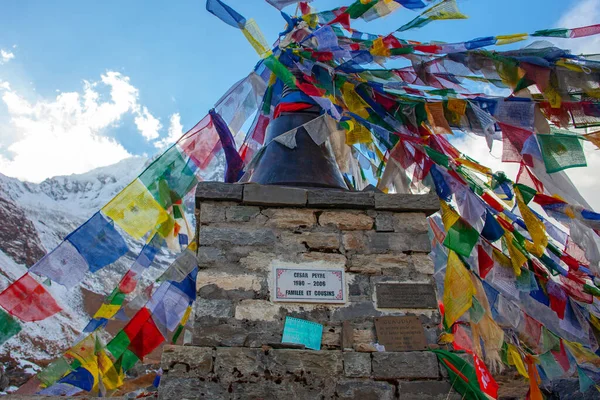 Annapurna Base Camp Nepal November 2019 Abc Annapurna Base Camp — Stok fotoğraf