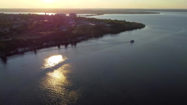 Mykolaiv City Top View Taken Drone Ukraine — Video Stock