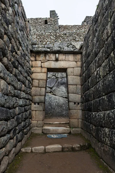 Machu-Picchu, Peru, Güney Amerika 'daki İnka duvarı