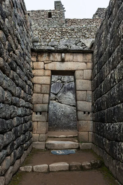 Machu-Picchu, Peru, Güney Amerika 'daki İnka duvarı