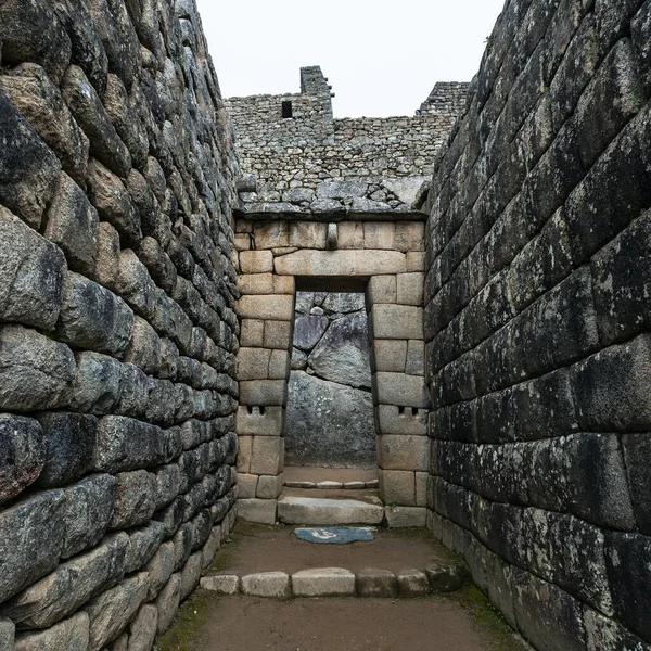 Machu-Picchu, Peru, Güney Amerika 'daki İnka duvarı