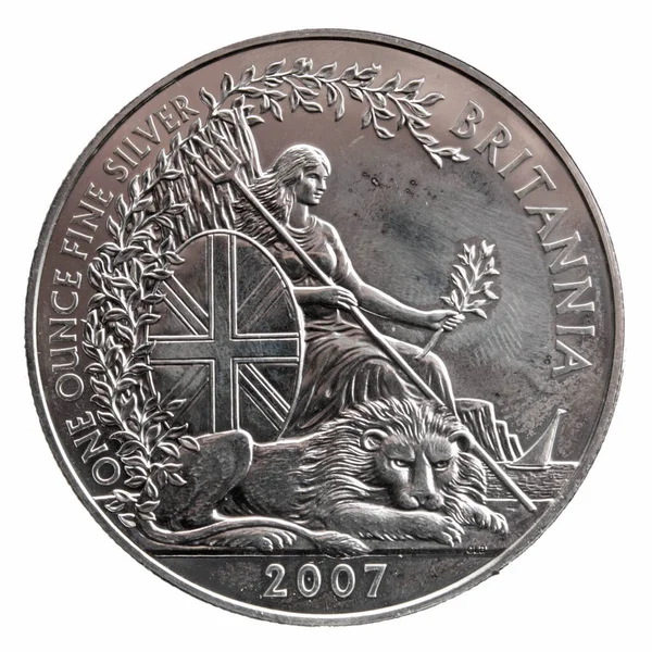 United Kingdom Circa 2007 Sides 2007Two Pounds Coin United Kingdom — Photo