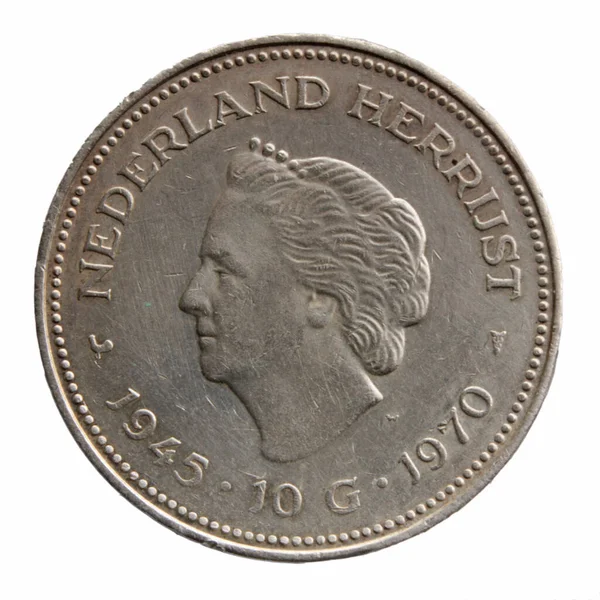 Nederland Circa 1970 Sides 1970 Coin Nederland Circa 1970 — Photo