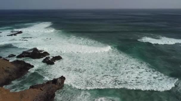 Vista Panorâmica Aldeia Perto Punto Hedalgo Costa Oceano Atlântico Nordeste — Vídeo de Stock