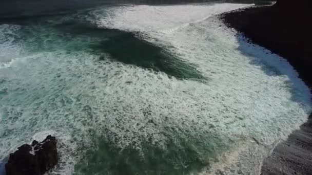 Vista Panorâmica Aldeia Perto Punto Hedalgo Costa Oceano Atlântico Nordeste — Vídeo de Stock