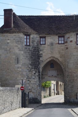 Fransa 'nın kuzeydoğusundaki küçük ve antik Chateau Thierry kasabası.