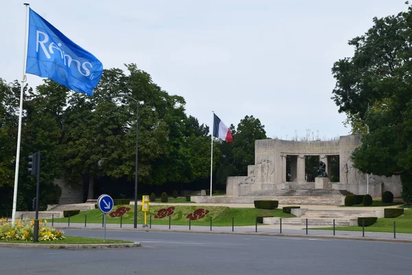 Reims Hermosa Ciudad Región Del Gran Este Noreste Francia — Foto de Stock