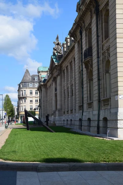 Skyline Architectuur Mooie Hoeken Geschiedenis Van Louxemburg City — Stockfoto