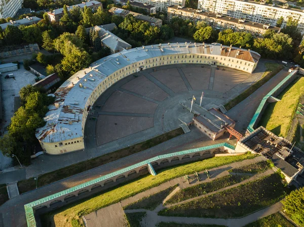 Vista Aerea Dall Alto Della Fortezza Kiev Ucraina Nel Centro Immagine Stock