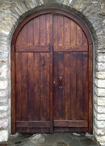 Vecchia porta in legno — Foto Stock