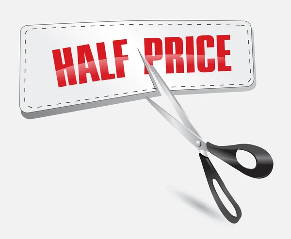 Halfprice — Stockvector