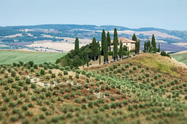 Paisagem da Toscana - miradouro — Fotografia de Stock