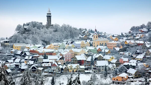 Inverno em Stramberk — Fotografia de Stock