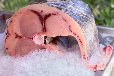 Slice of swordfish clipart