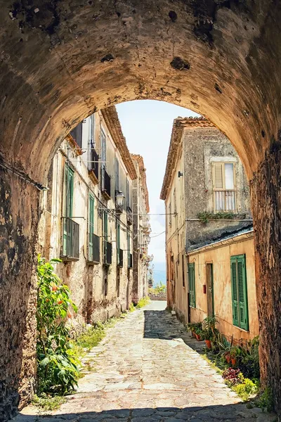 pitoresk bir köşe Toskana, İtalya