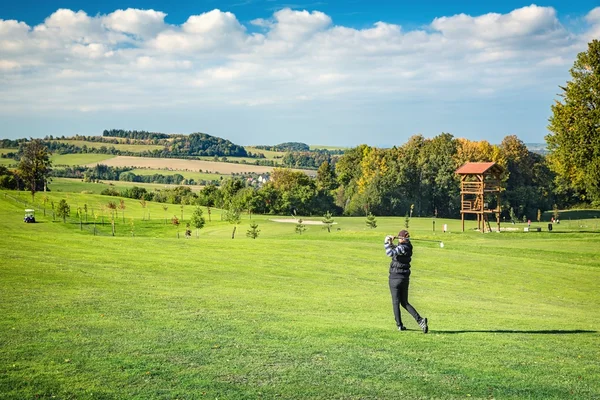 Golfista mulheres — Fotografia de Stock