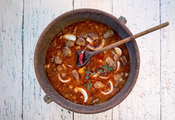 Goulash de carne — Fotografia de Stock