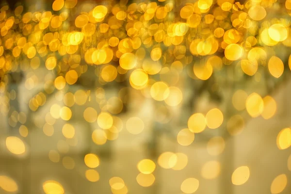 Luz de ouro de Natal — Fotografia de Stock