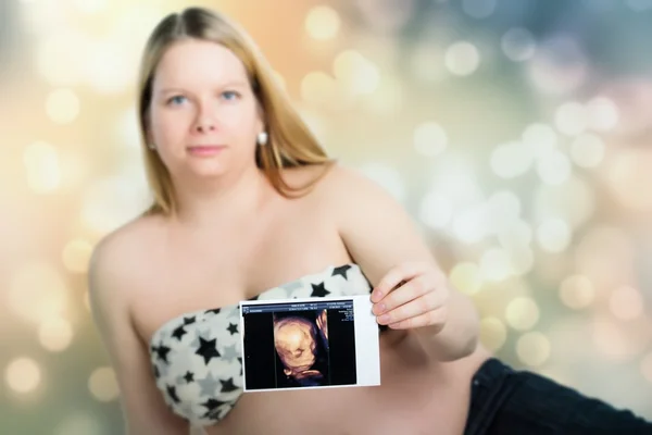 Gravid kvinna — Stockfoto