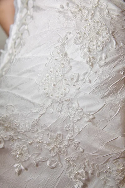 Detalle vestido de novia — Foto de Stock