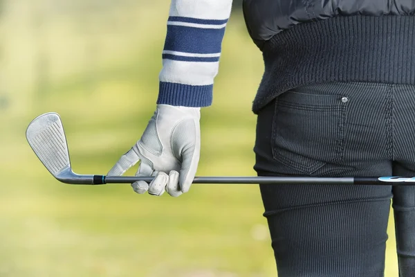 Vrouw - golfspeler — Stockfoto