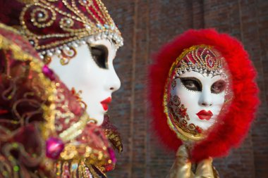 Venedik 'te Karnaval Maskesi - Venedik Kostümü