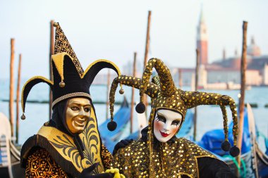 Venedik 'te Karnaval Maskesi - Venedik Kostümü
