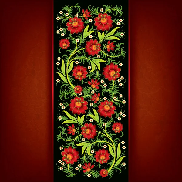 Абстрактный гранж цветочный фон с весенними цветами — стоковый вектор