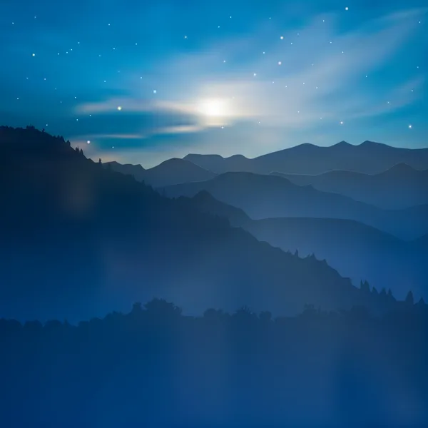 dağlar ve gündoğumu ile arka plan