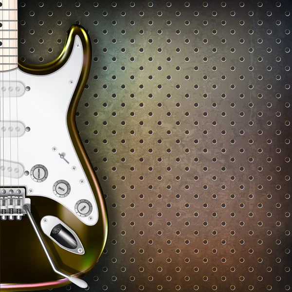 elektro gitar ile soyut grunge arka plan