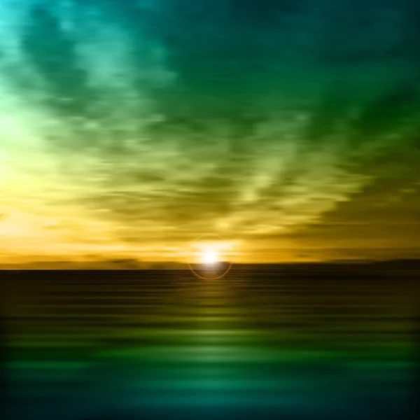 Абстрактный фон с восходом солнца — стоковый вектор