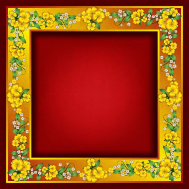 soyut grunge arka plan bahar çiçekleri ile