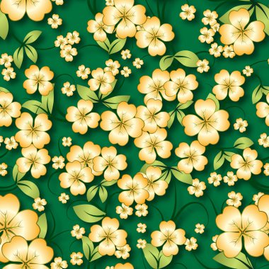 soyut sorunsuz çiçek arka plan bahar süsleme ile