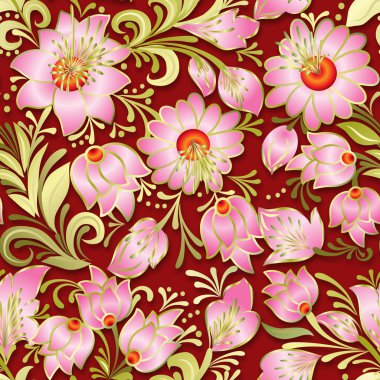 kwiatowy ornament streszczenie tło wiosna