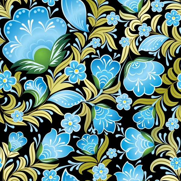 Ornamento floral sin costuras vintage abstracto — Vector de stock